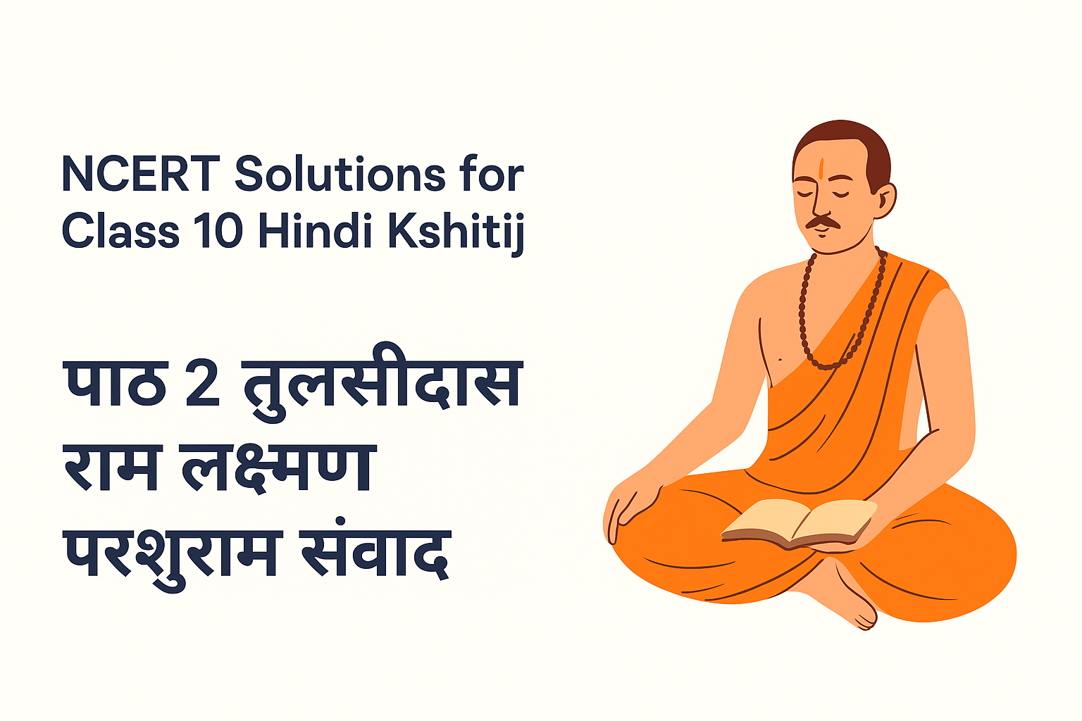 NCERT Solutions for Class 10 Hindi Kshitij Chapter-2 Tulsidas Ram Lakshman Parshuram Samvad Questions and Answers