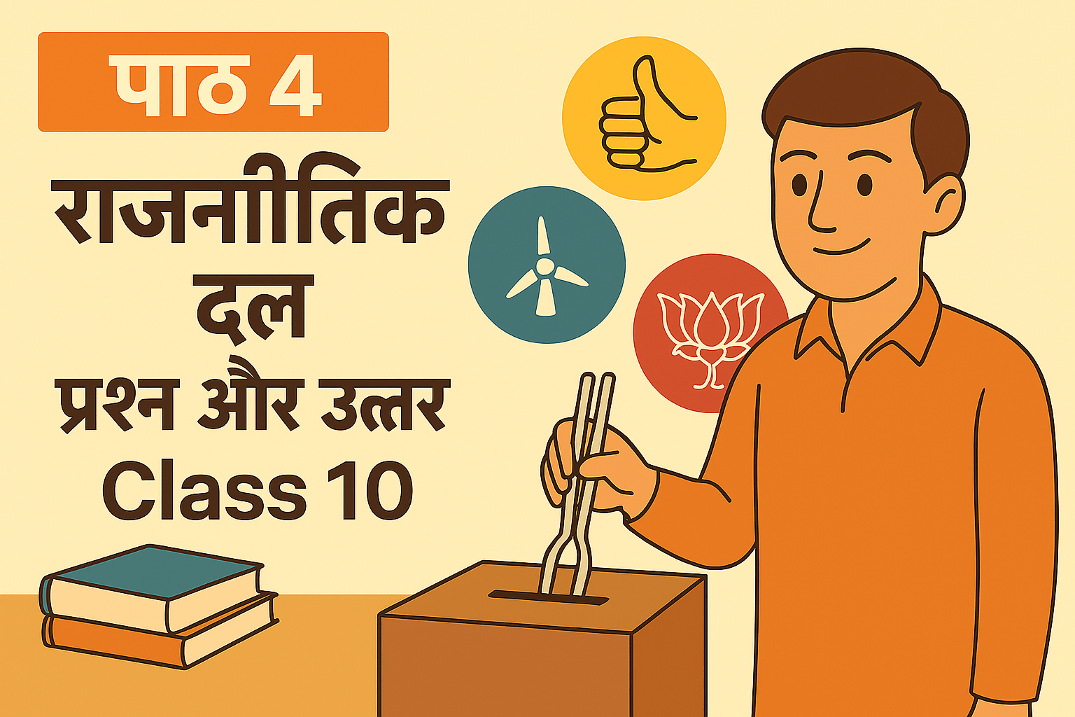 पाठ 4 - राजनीतिक दल प्रश्न और उत्तर Class 10