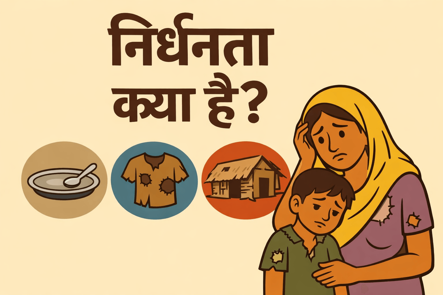 nirdhanta kya hai class 9