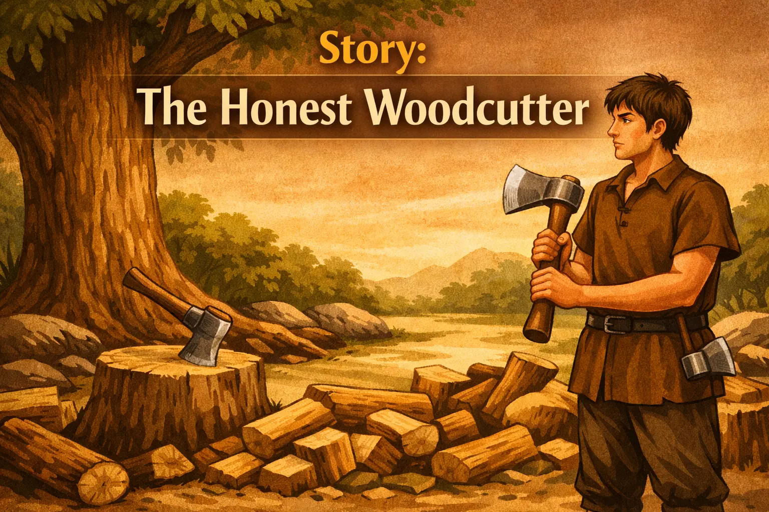 The Honest woodcutter