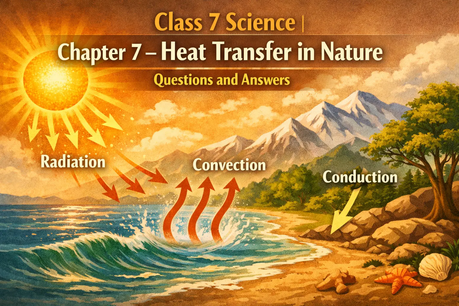 Class 7 Science Chapter 7 Heat Transfer in Nature Questions and Answers