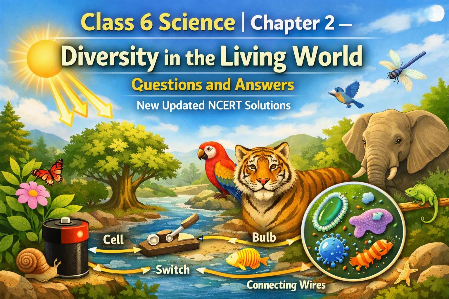 Class 6 Science Chapter- 2 Diversity in the Living World Questions and Answers NCERT